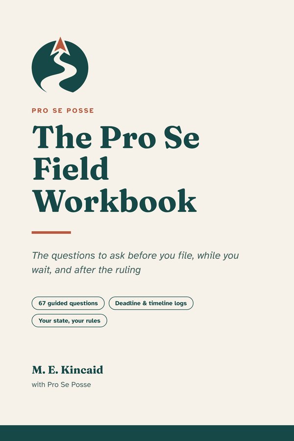 Cover of The Pro Se Field Workbook